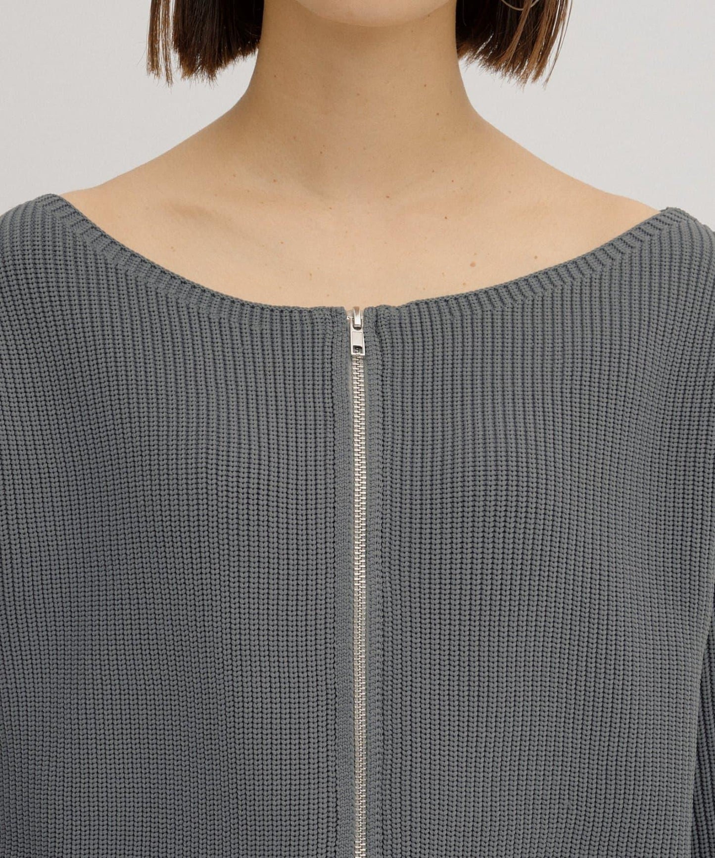 【パルクロ限定】（yumi企畫）多穿法雙拉鍊針織開衫