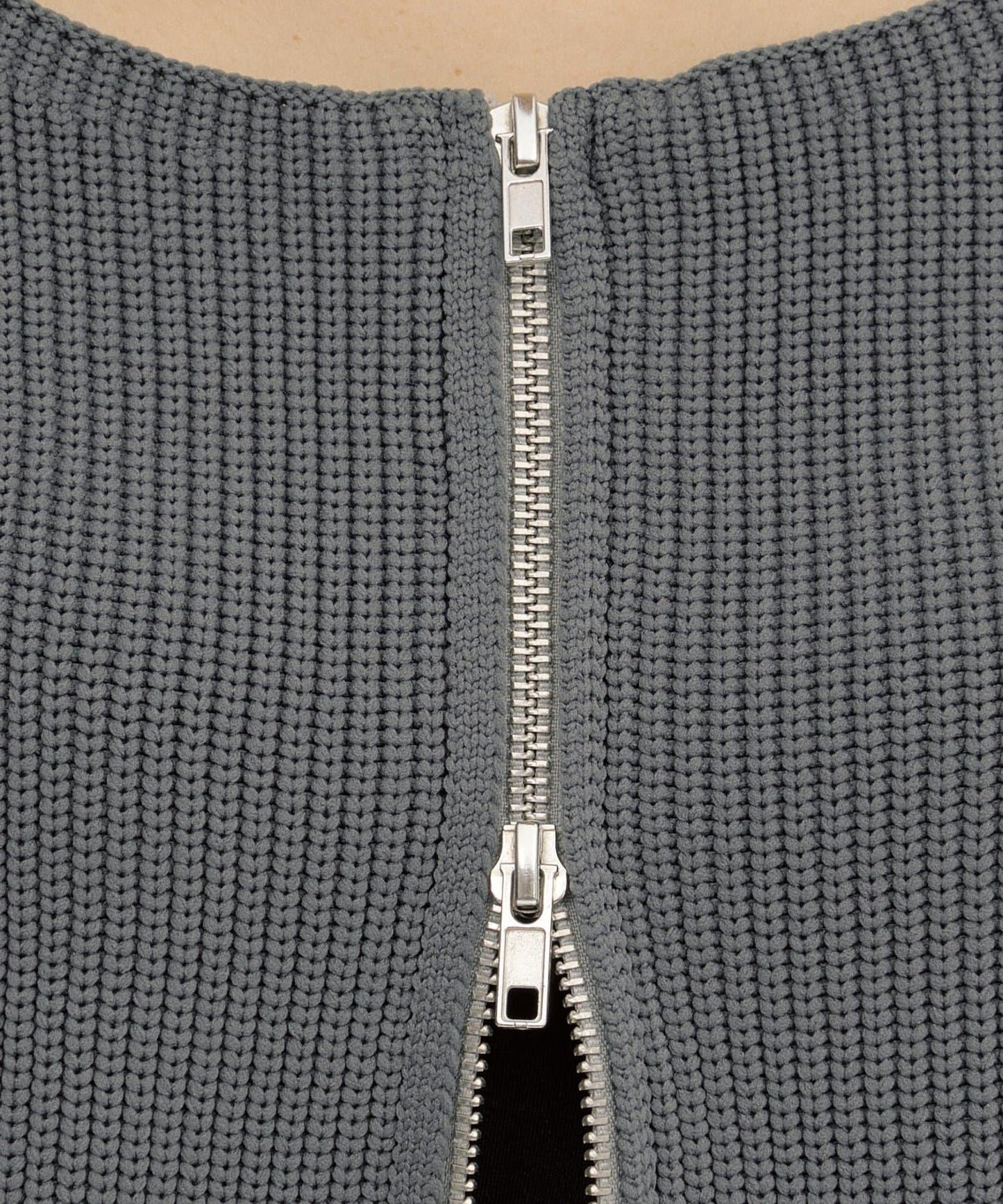 【パルクロ限定】（yumi企畫）多穿法雙拉鍊針織開衫