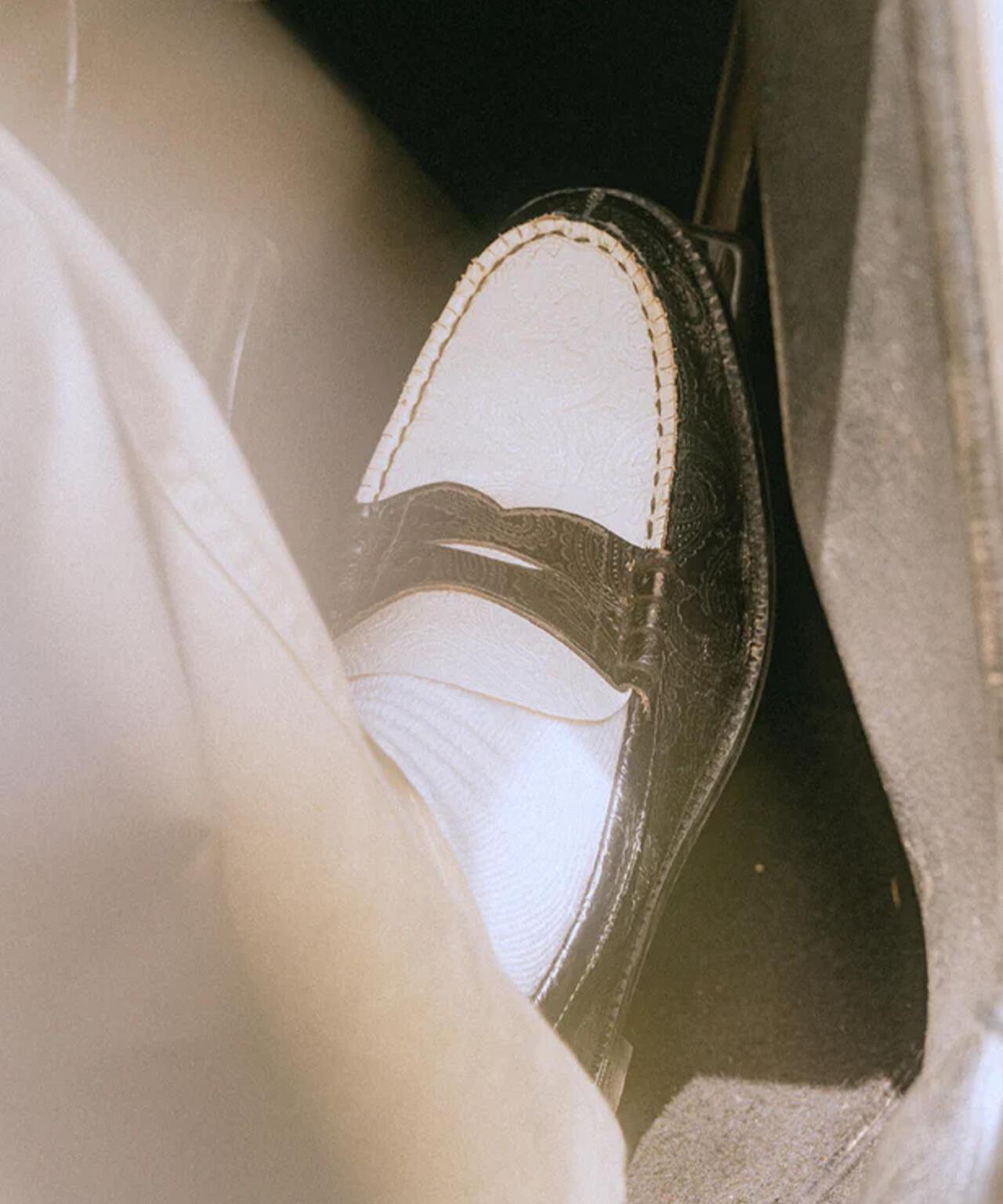 Kenford Fineshoes/男士壓紋樂福鞋