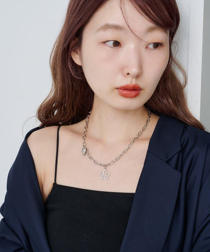 【fiw.】愛心花朵項鍊