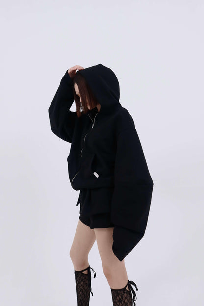 Edge forme 拉鍊連帽衛衣