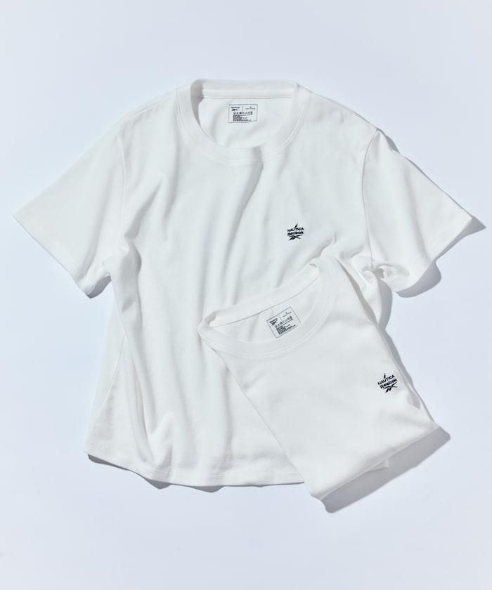 【Exclusive】2件裝雙品牌標誌短袖T恤 [XS碼]