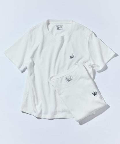 【Exclusive】2件裝雙品牌標誌短袖T恤 [XS碼]