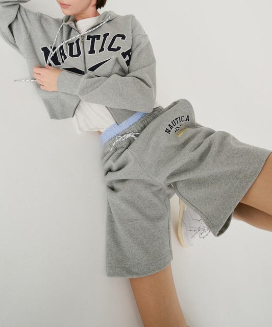 【Exclusive】重磅雙標誌logo衛衣短褲