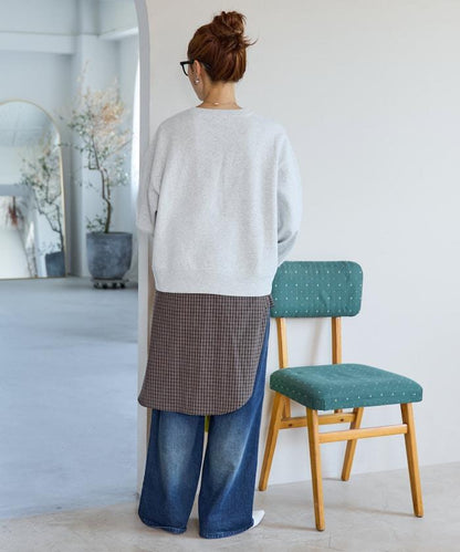 厚重款寬鬆短款衛衣