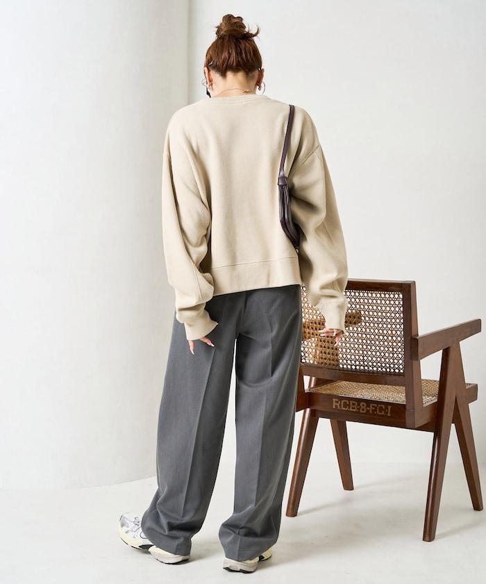 厚重款寬鬆短款衛衣