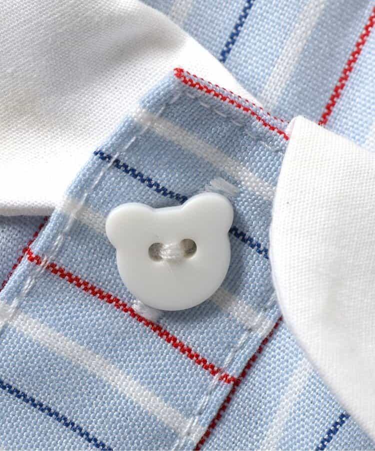 tiny bear 條紋與格子連體衣