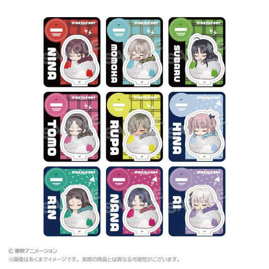 《哭泣少女樂隊》_毛絨感亞克力掛件 盒裝／9個入