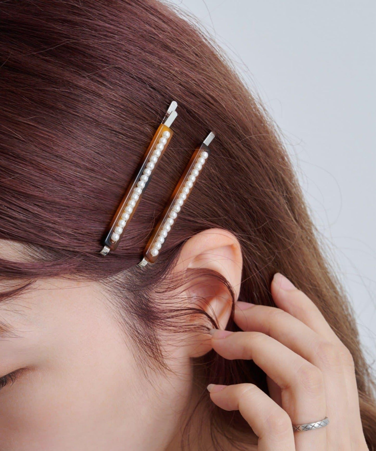 【Kastane】【fiw.】珍珠髮夾套裝