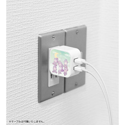《忍者亂太郎》 六年級生集合 ar-Unity 星座圖案 2口USB適配器