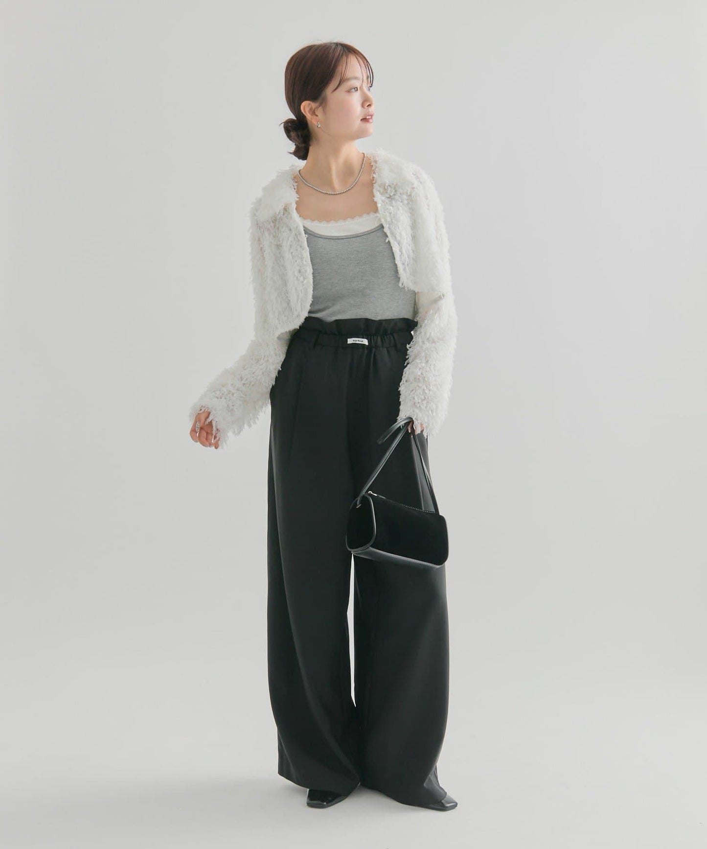 【mystic】帶領羽毛短外套