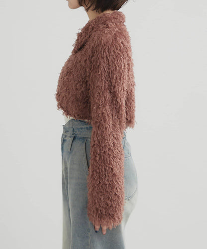 【mystic】帶領羽毛短外套