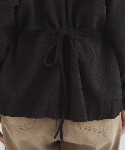 【mystic】壓花長袖襯衫