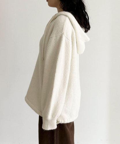連帽針織套頭衫