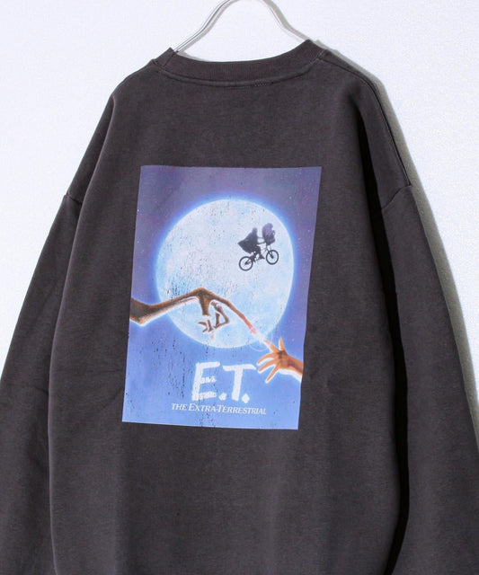 【E.T. & JAWS】男女同款復古風加絨衛衣
