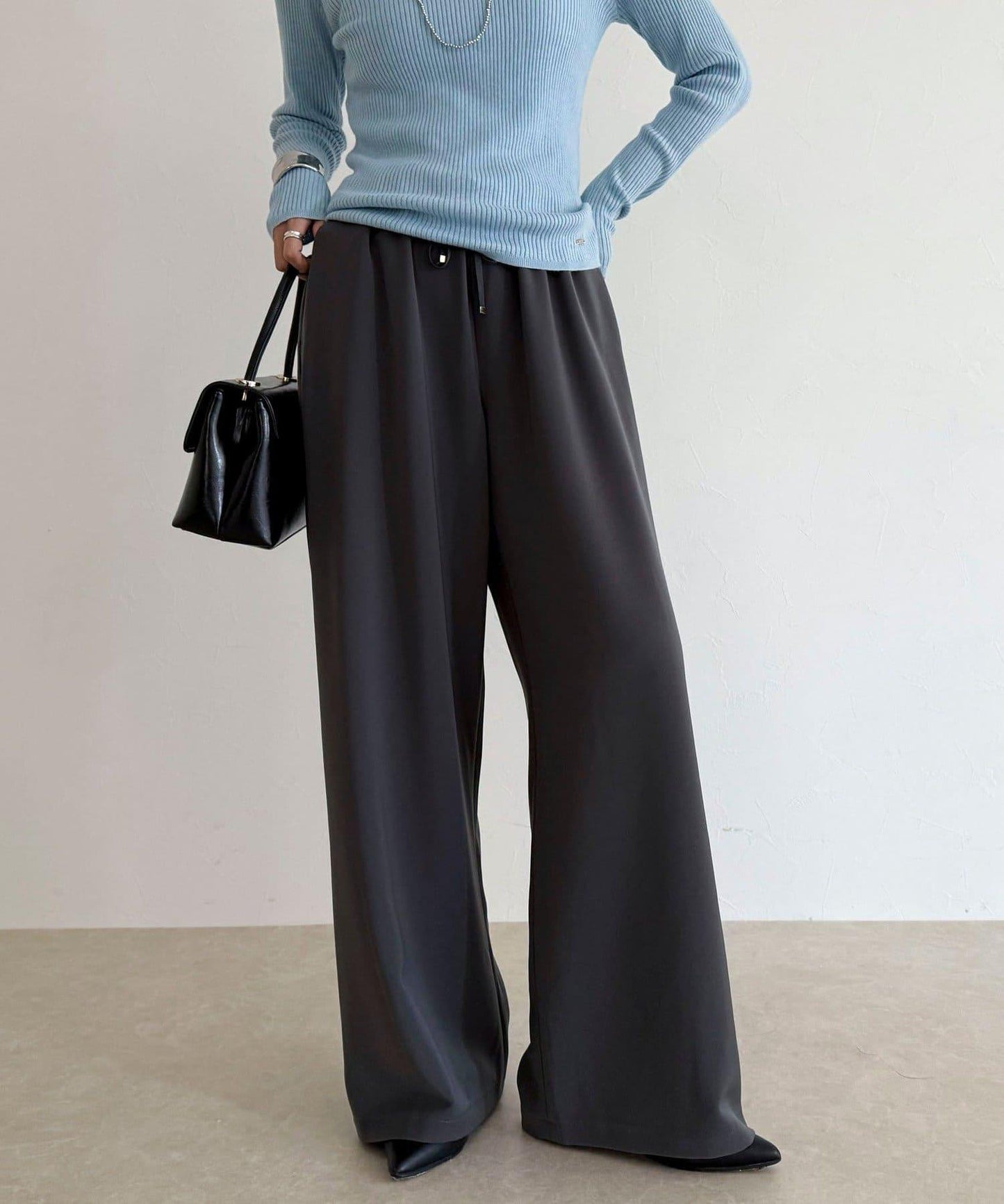 【回購率高！/有高個子尺碼】柔滑保暖直筒休閒褲