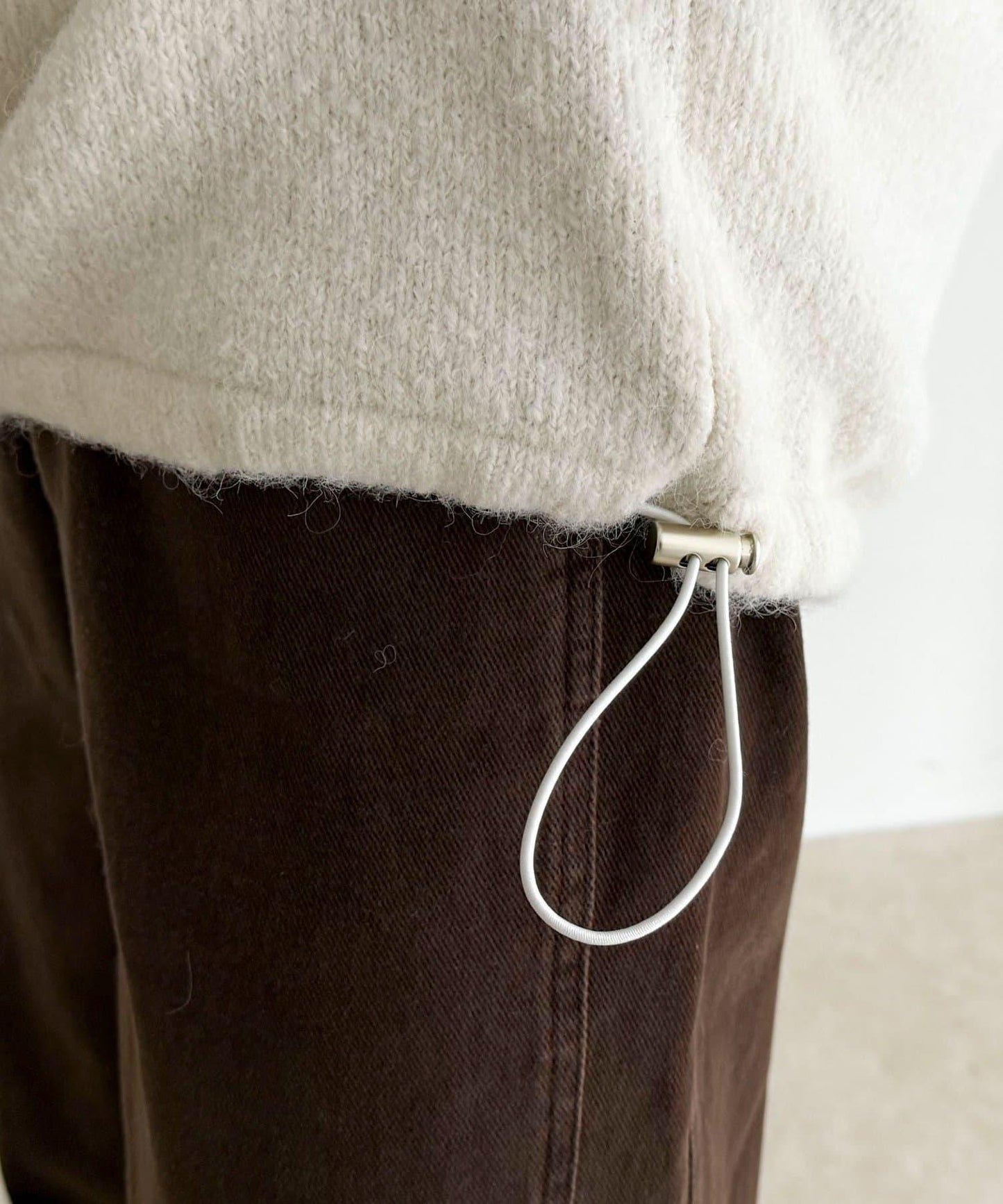 連帽針織套頭衫