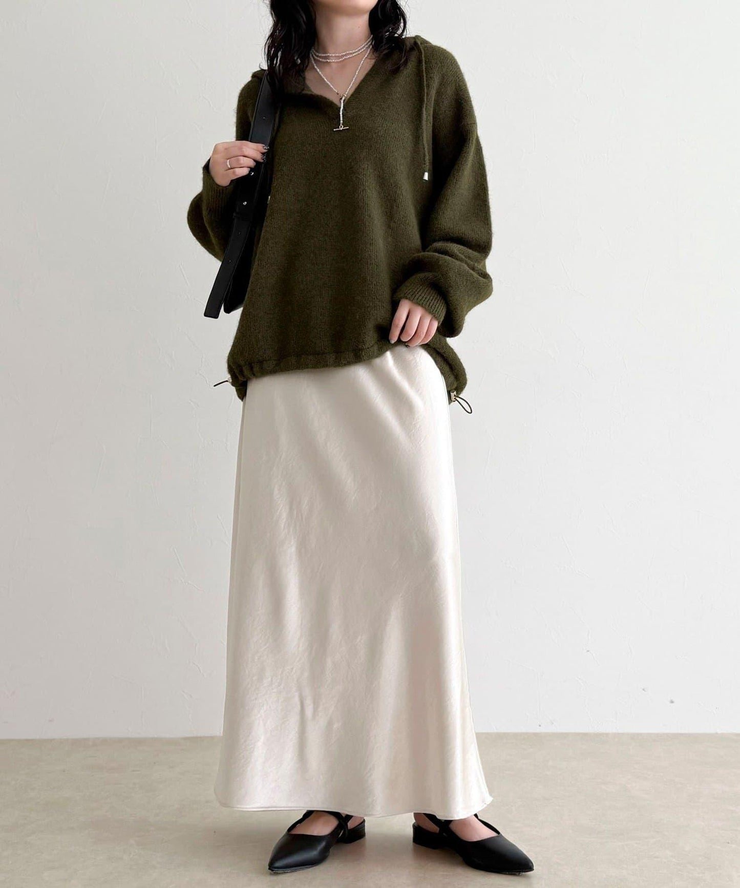 連帽針織套頭衫