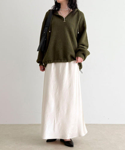 連帽針織套頭衫