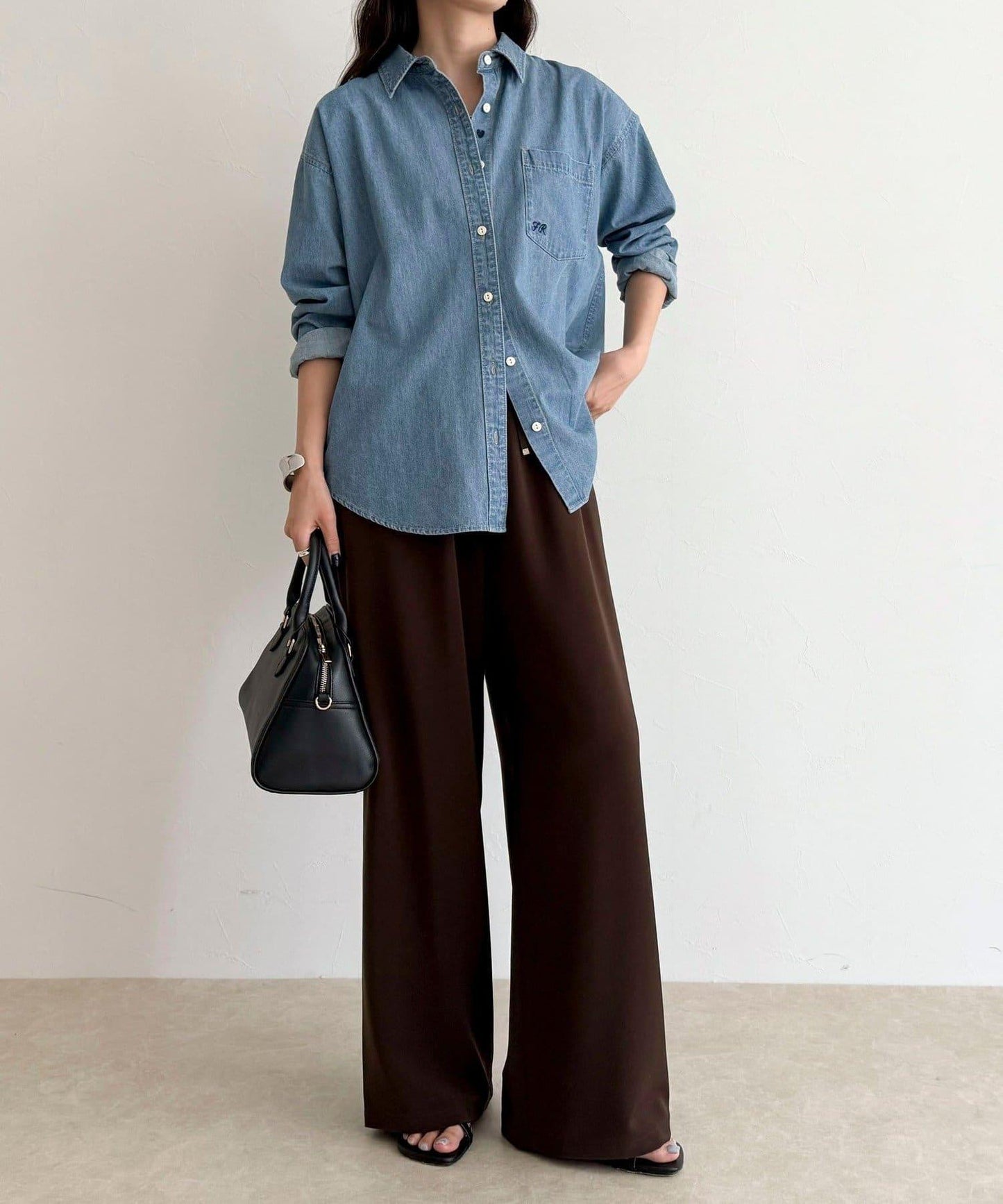 【回購率高！/有高個子尺碼】柔滑保暖直筒休閒褲