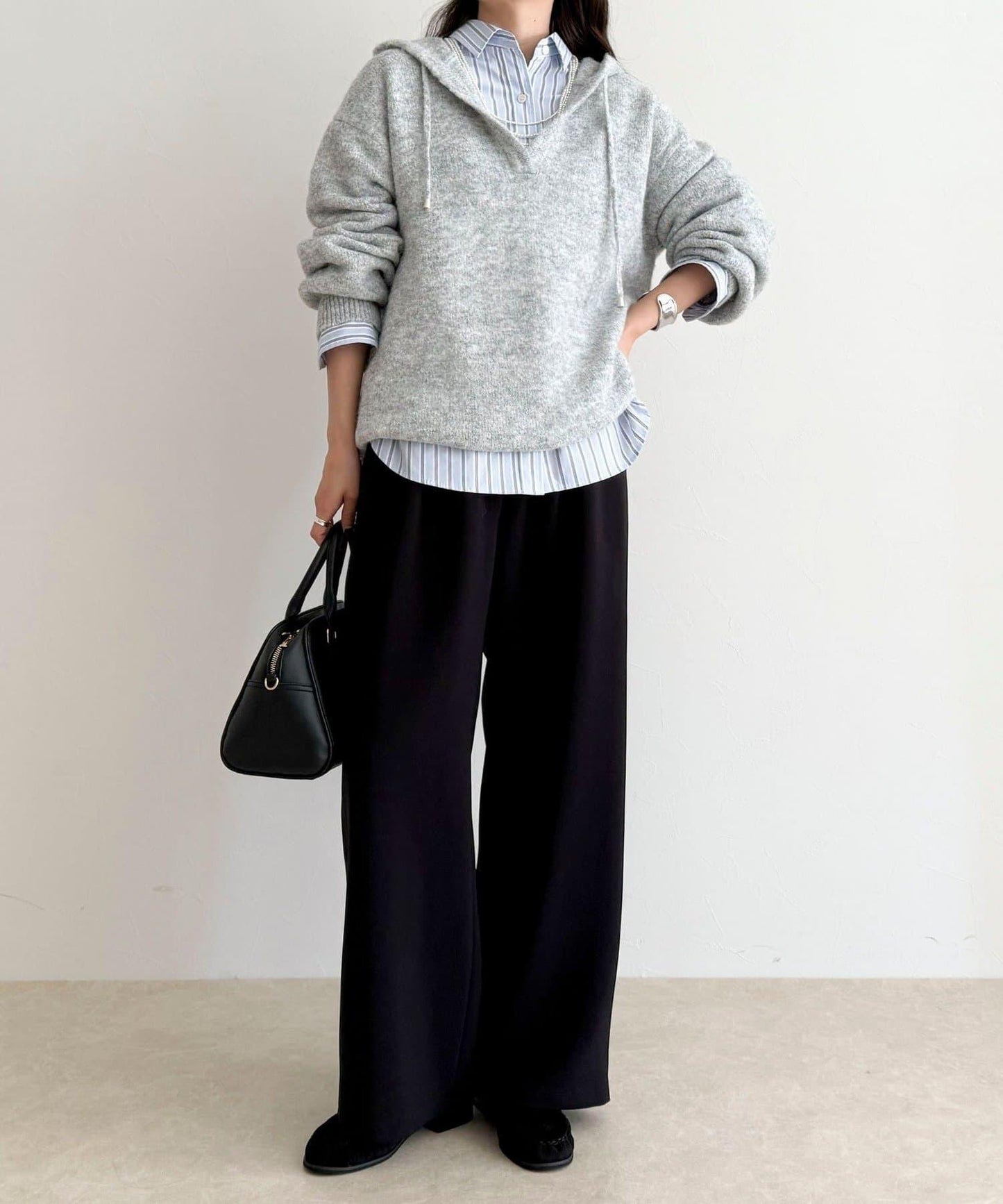 【回購率高！/有高個子尺碼】柔滑保暖直筒休閒褲