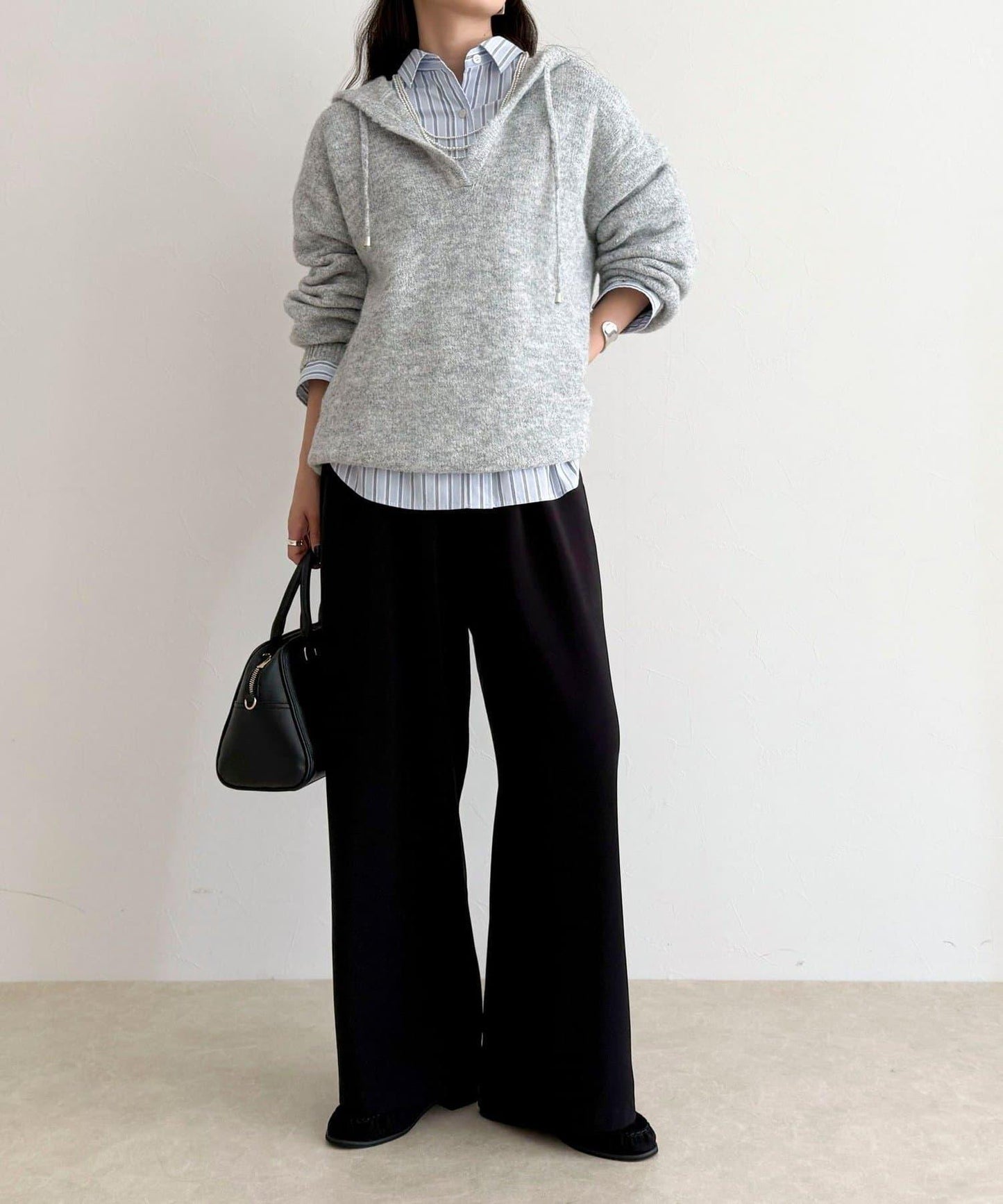 【回購率高！/有高個子尺碼】柔滑保暖直筒休閒褲