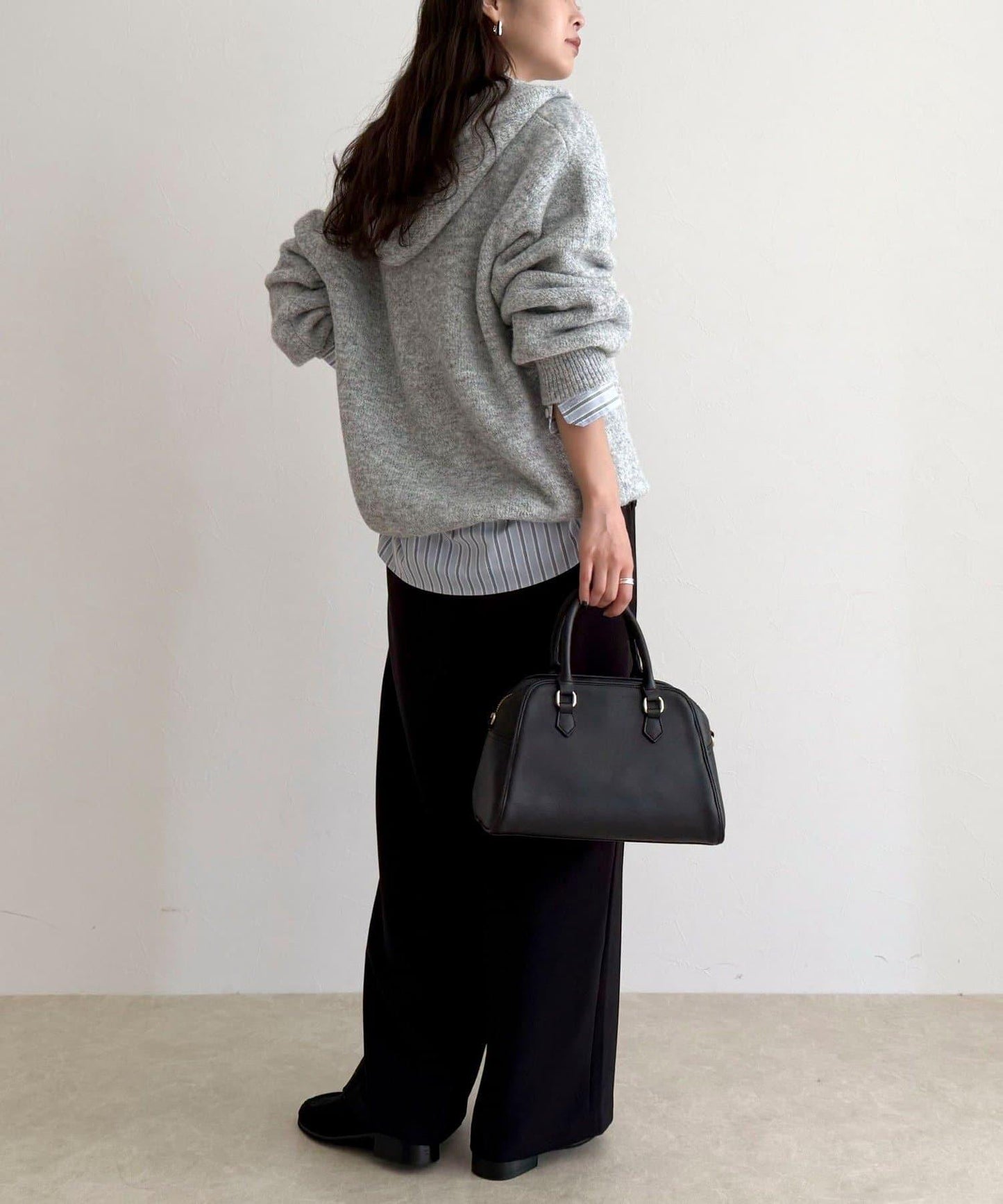 連帽針織套頭衫