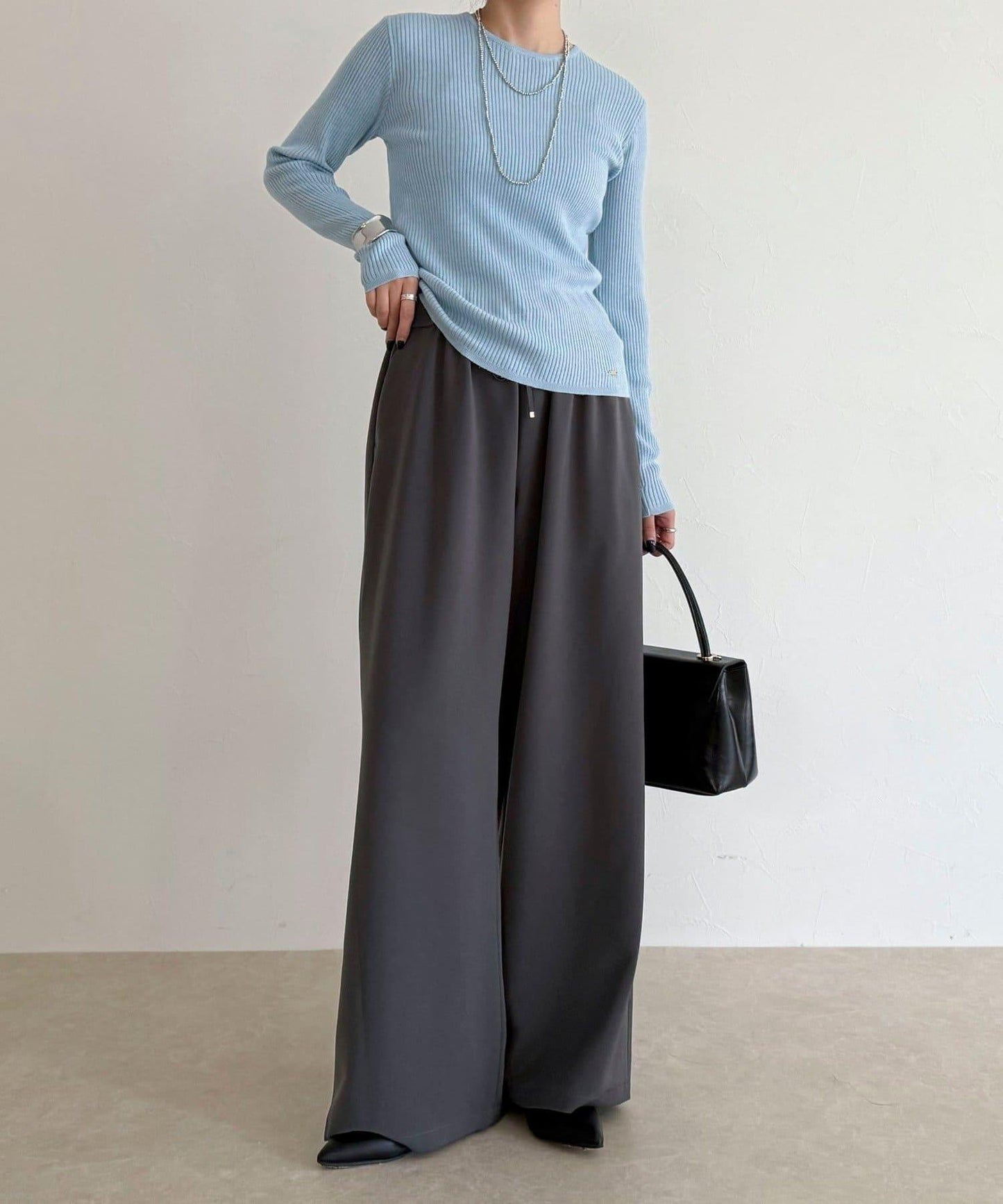 【回購率高！/有高個子尺碼】柔滑保暖直筒休閒褲