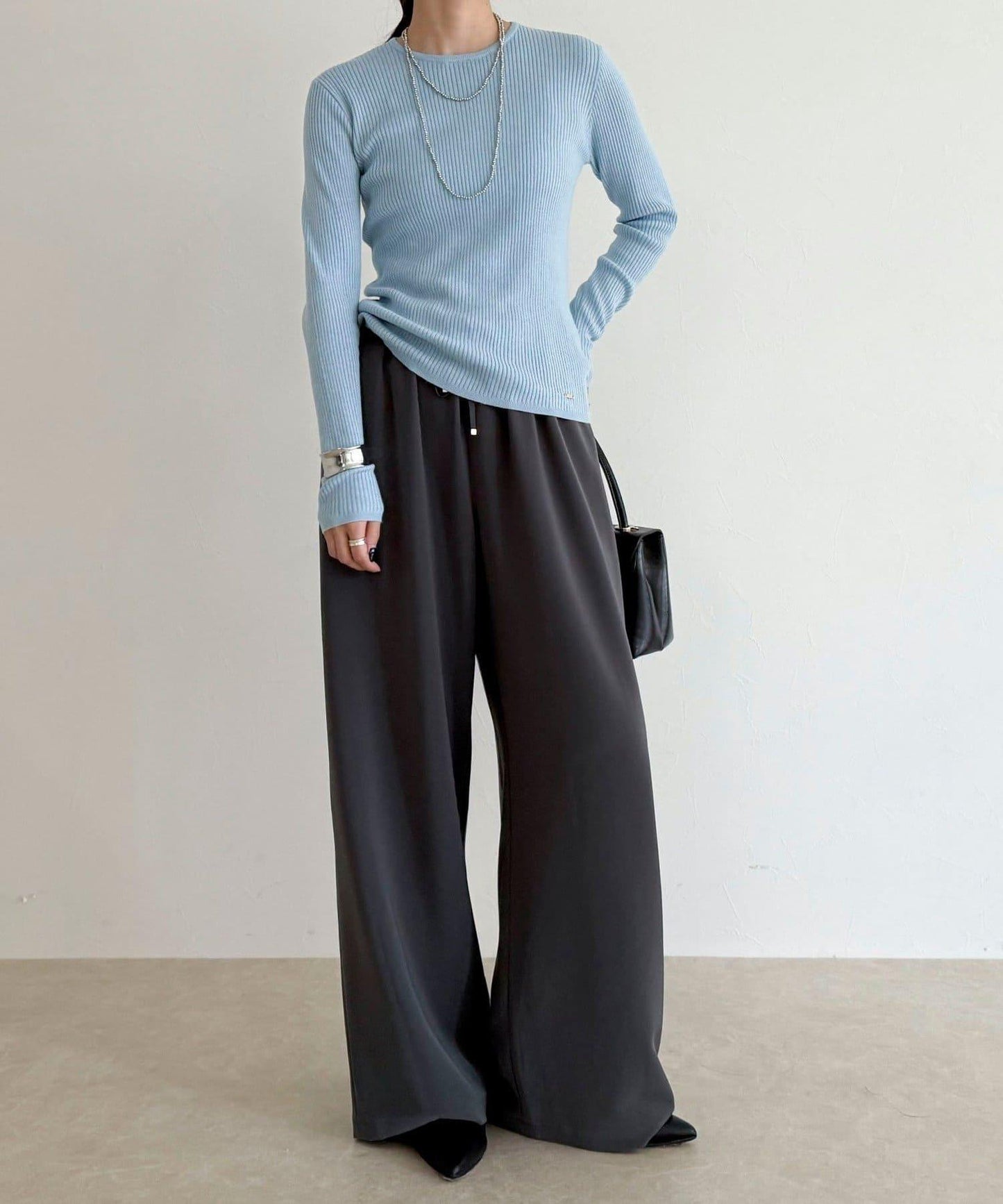 【回購率高！/有高個子尺碼】柔滑保暖直筒休閒褲