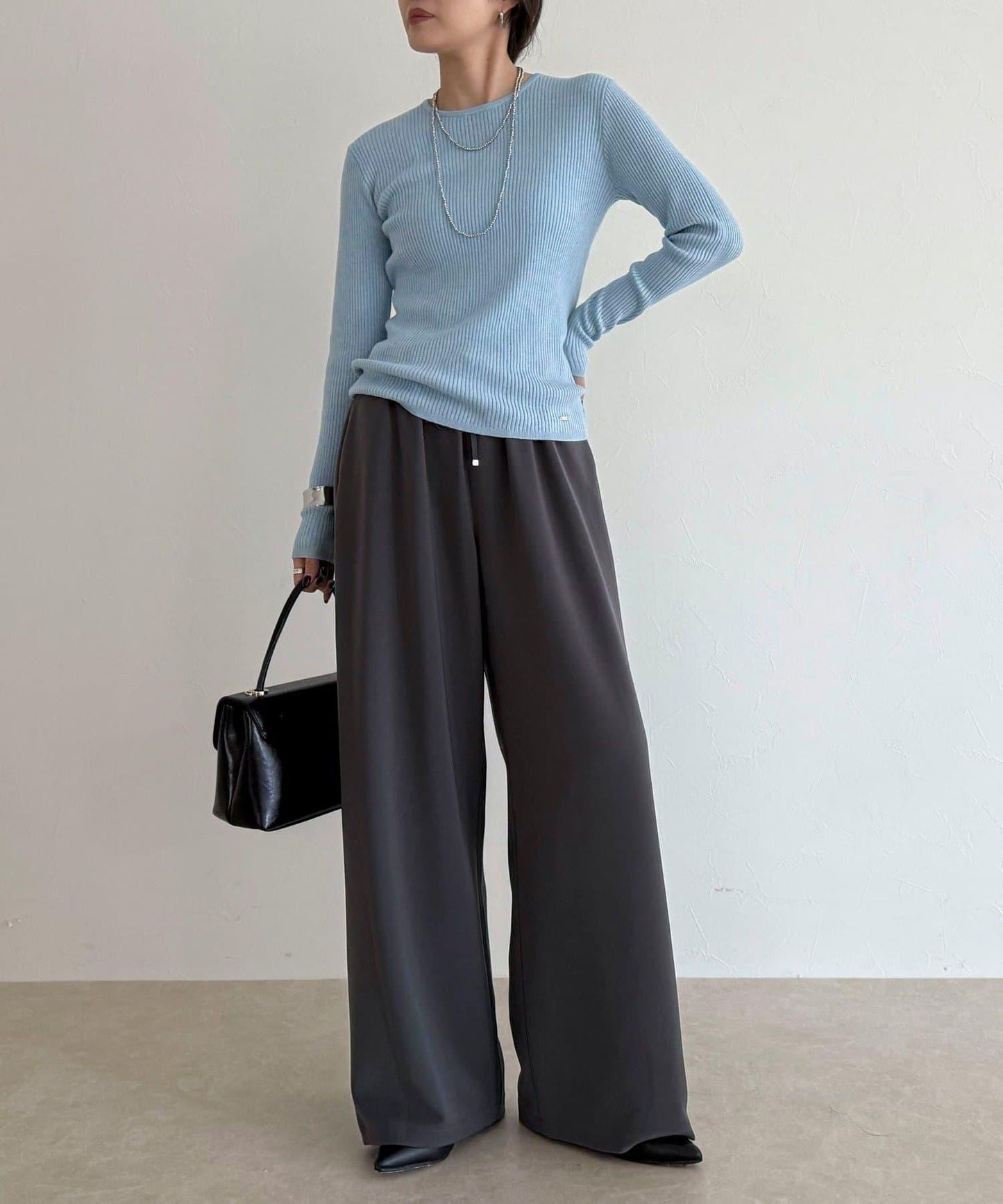 【回購率高！/有高個子尺碼】柔滑保暖直筒休閒褲