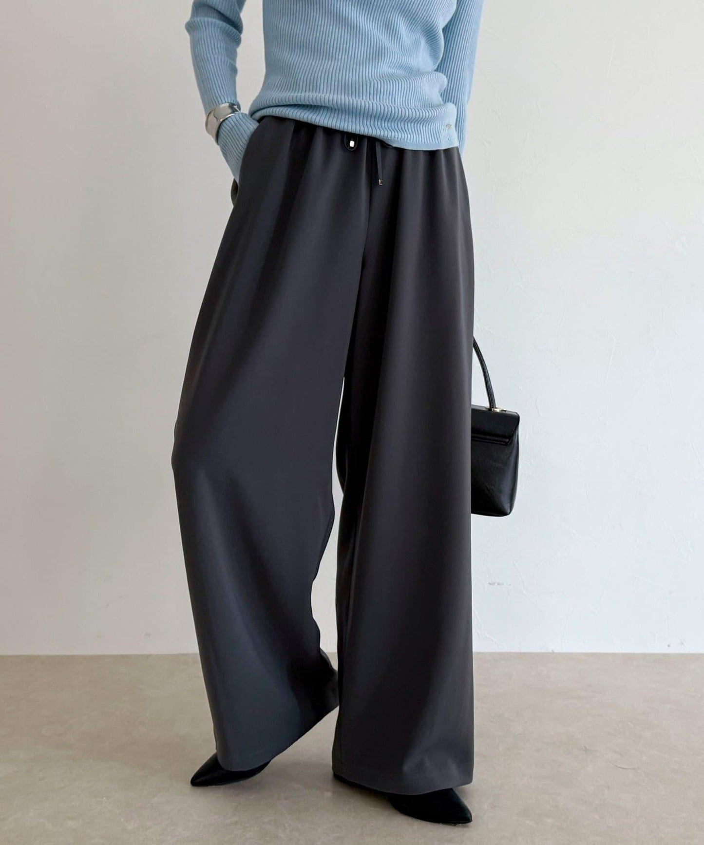 【回購率高！/有高個子尺碼】柔滑保暖直筒休閒褲