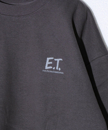 【E.T. & JAWS】男女同款復古風加絨衛衣