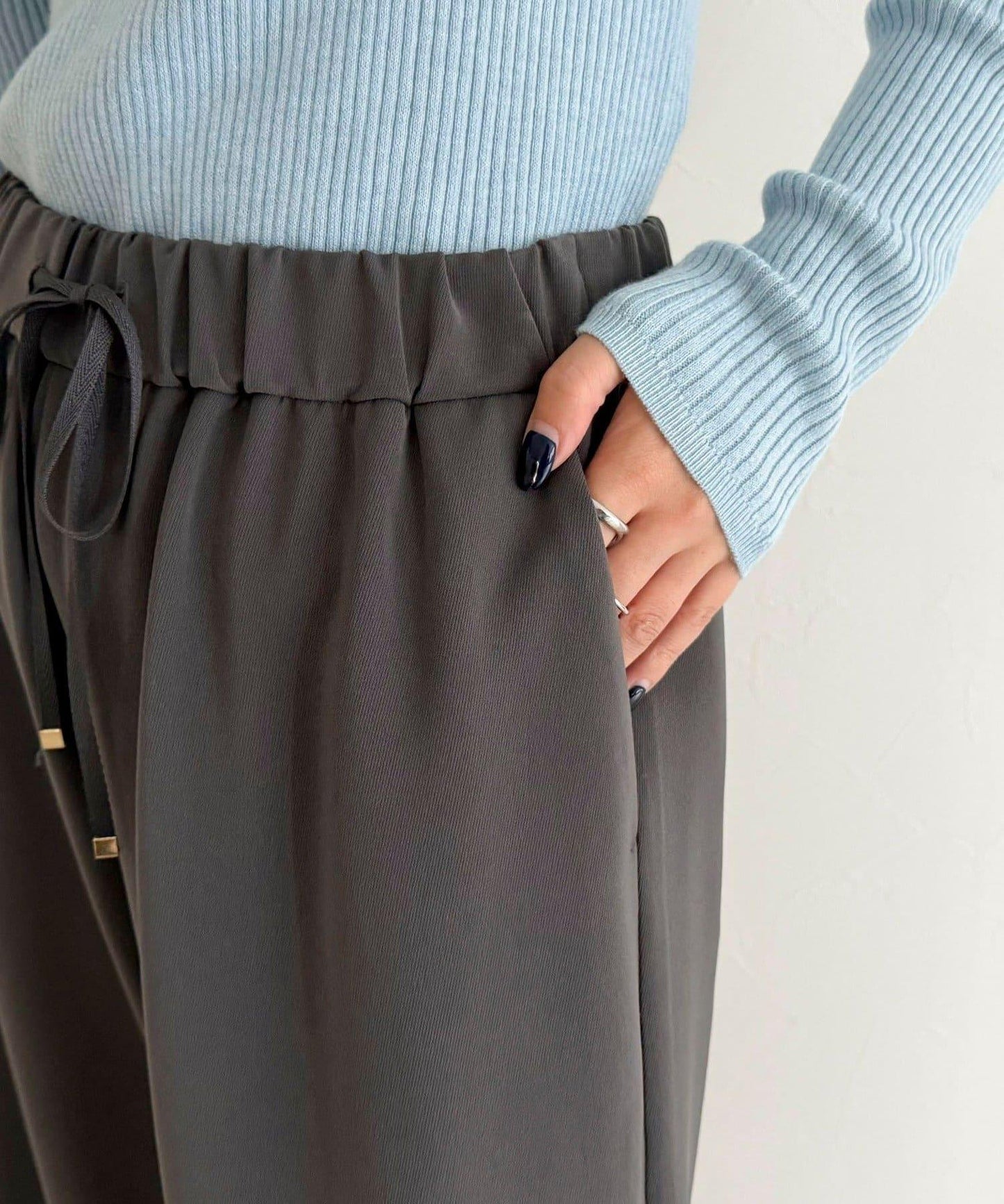 【回購率高！/有高個子尺碼】柔滑保暖直筒休閒褲