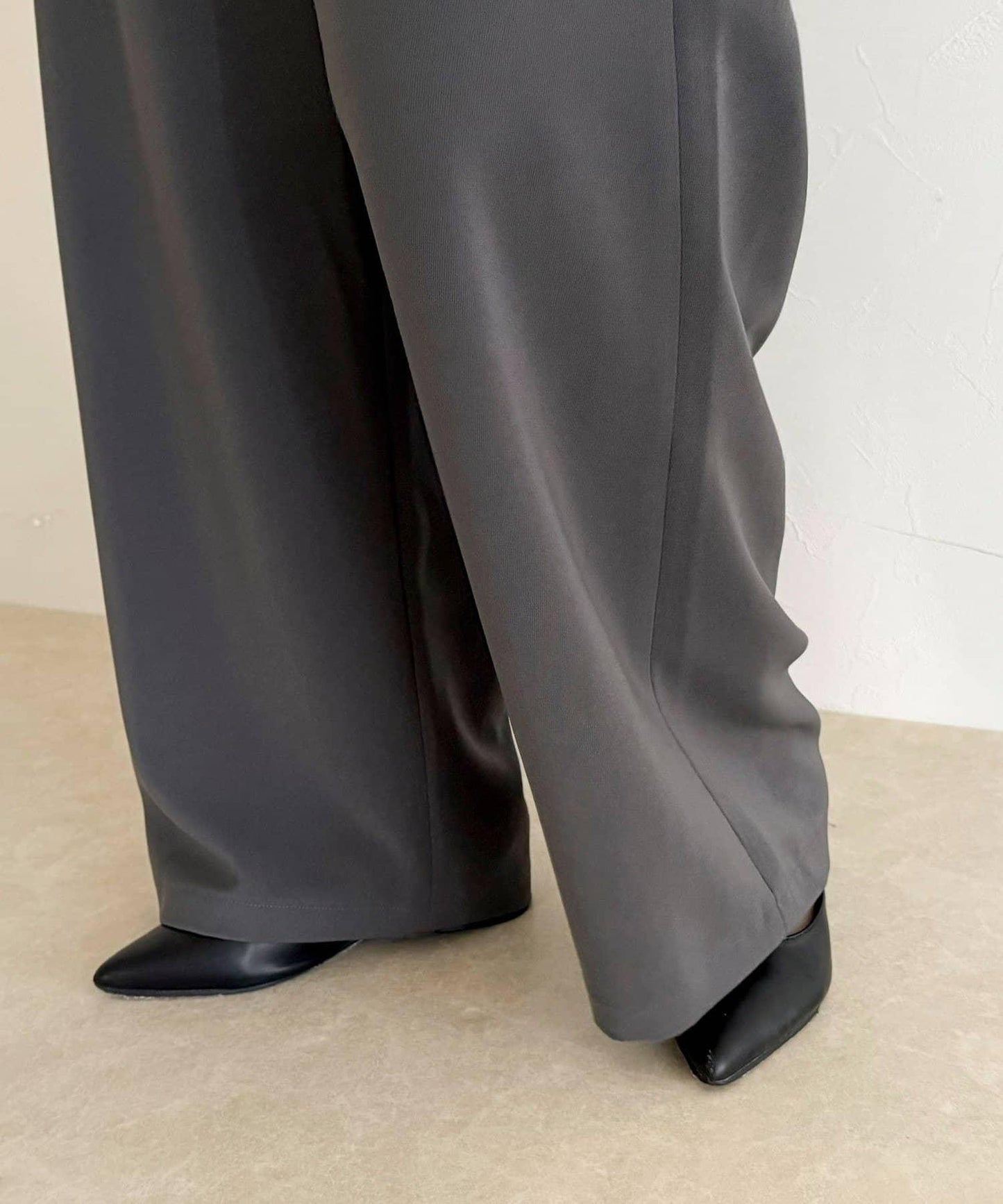 【回購率高！/有高個子尺碼】柔滑保暖直筒休閒褲