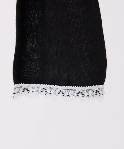 蕾絲拼接針織開衫