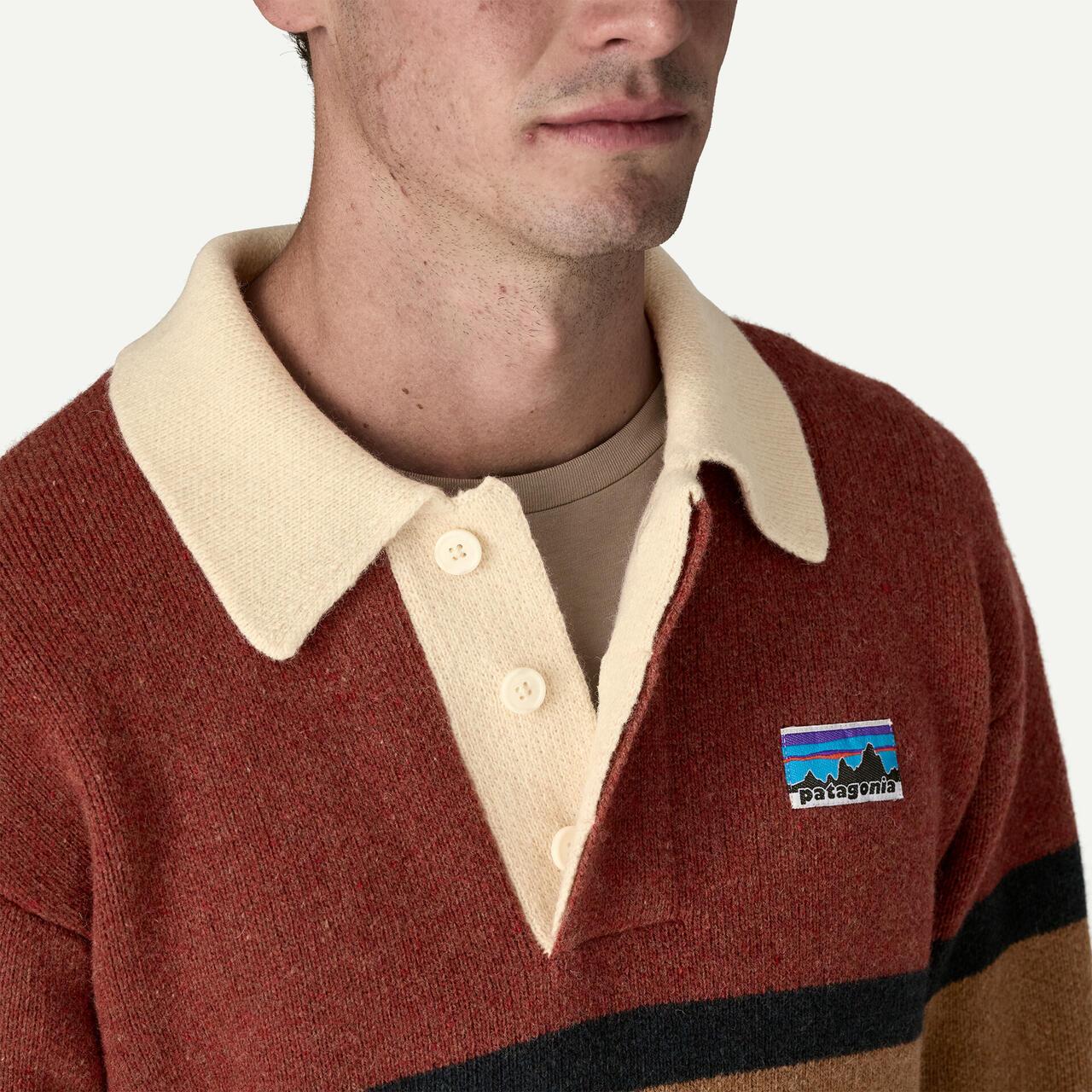 Patagonia/パタゴニア 再生羊毛混紡橄欖球毛衣