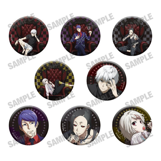 《東京喰種》全新繪製徽章收藏【全套BOX／8個裝】