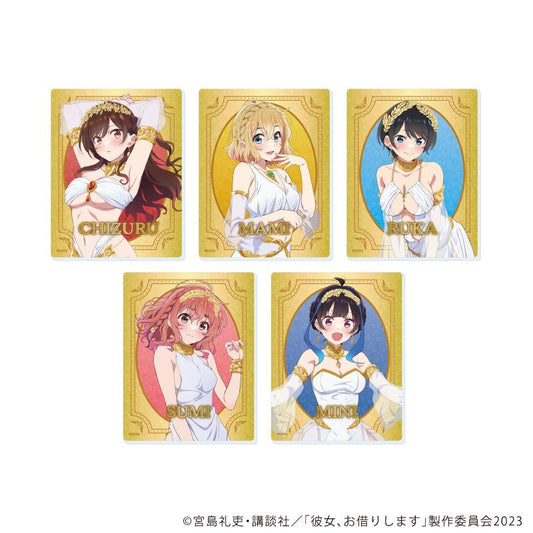 《租借女友》亞克力卡牌23/女神版 B 全套（共5種）（新繪插畫）【BOX/5個裝】