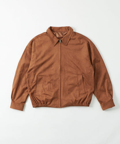 【WHO'S WHO gallery】仿麂皮寬鬆夾克