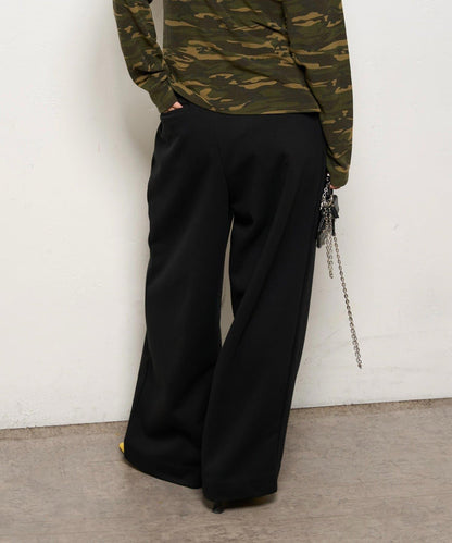 【WHO'S WHO gallery】衛衣面料雙褶西裝褲