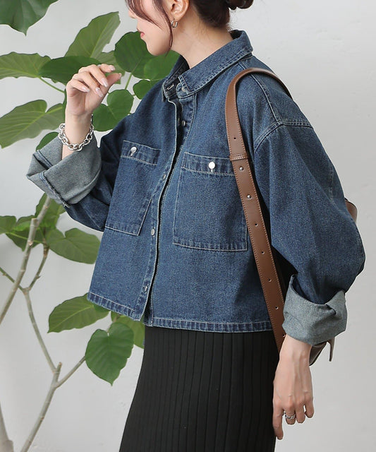 【AW】8盎司牛仔短款襯衫