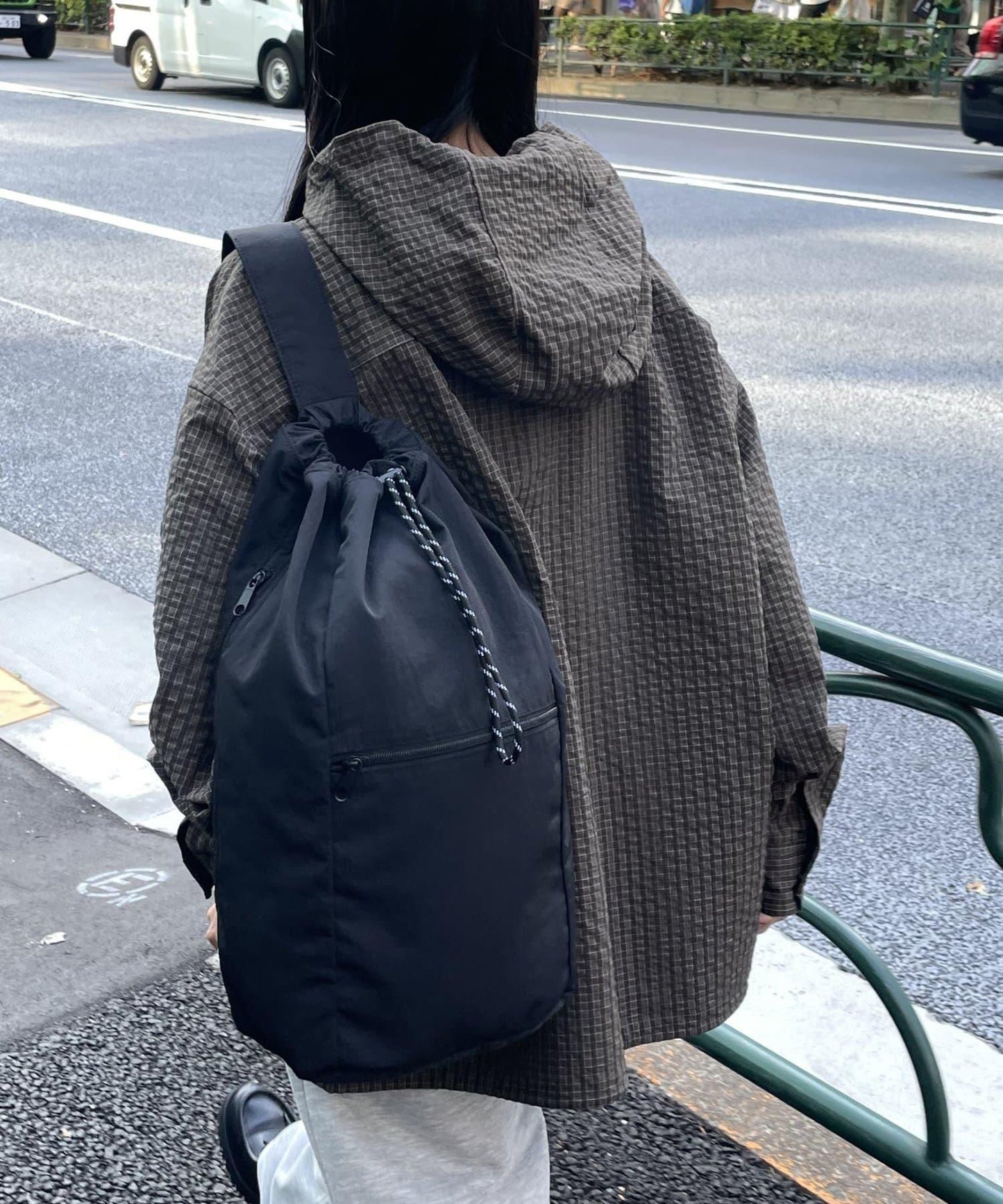 【AW】防潑水軟質尼龍單肩包