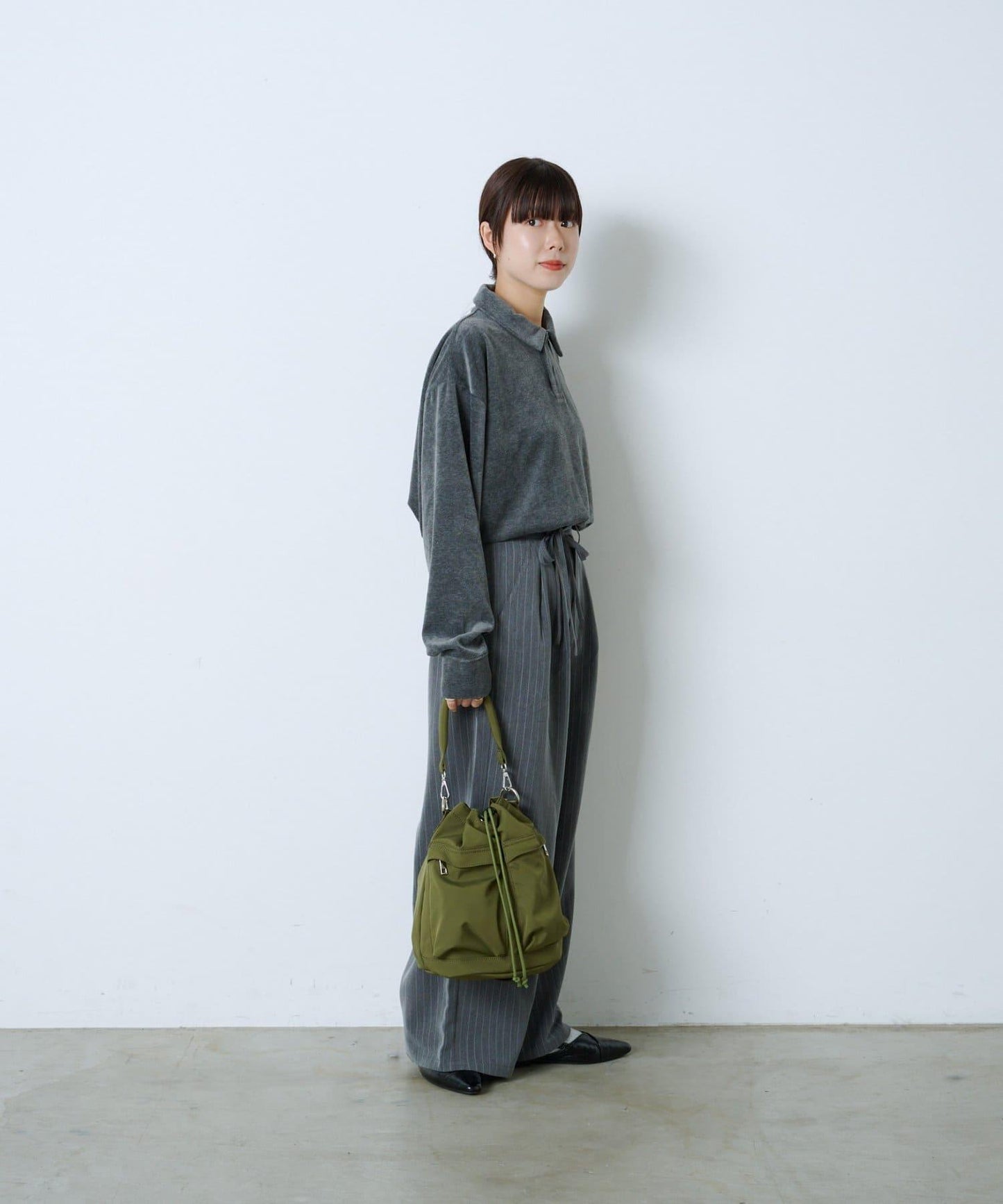 【WHIMSIC】天鵝絨POLO衫