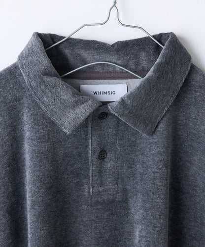 【WHIMSIC】天鵝絨POLO衫