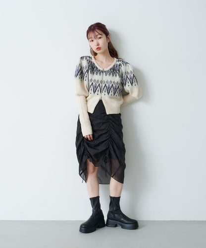 【Kastane】北歐風拉鍊開衫