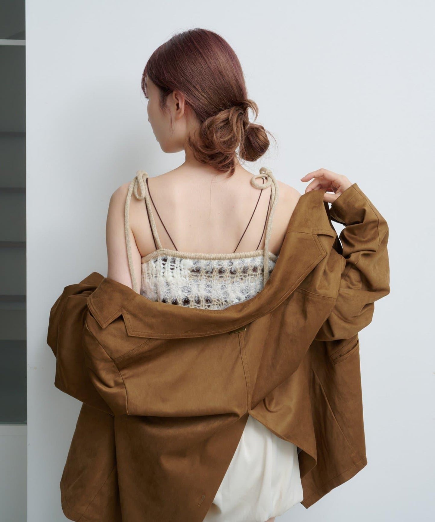 【Kastane】鏤空針織背心