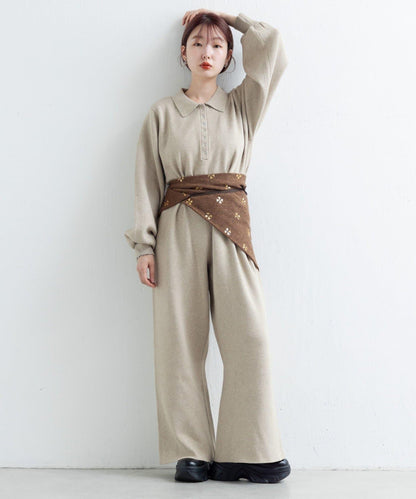 【Kastane】針織連體褲