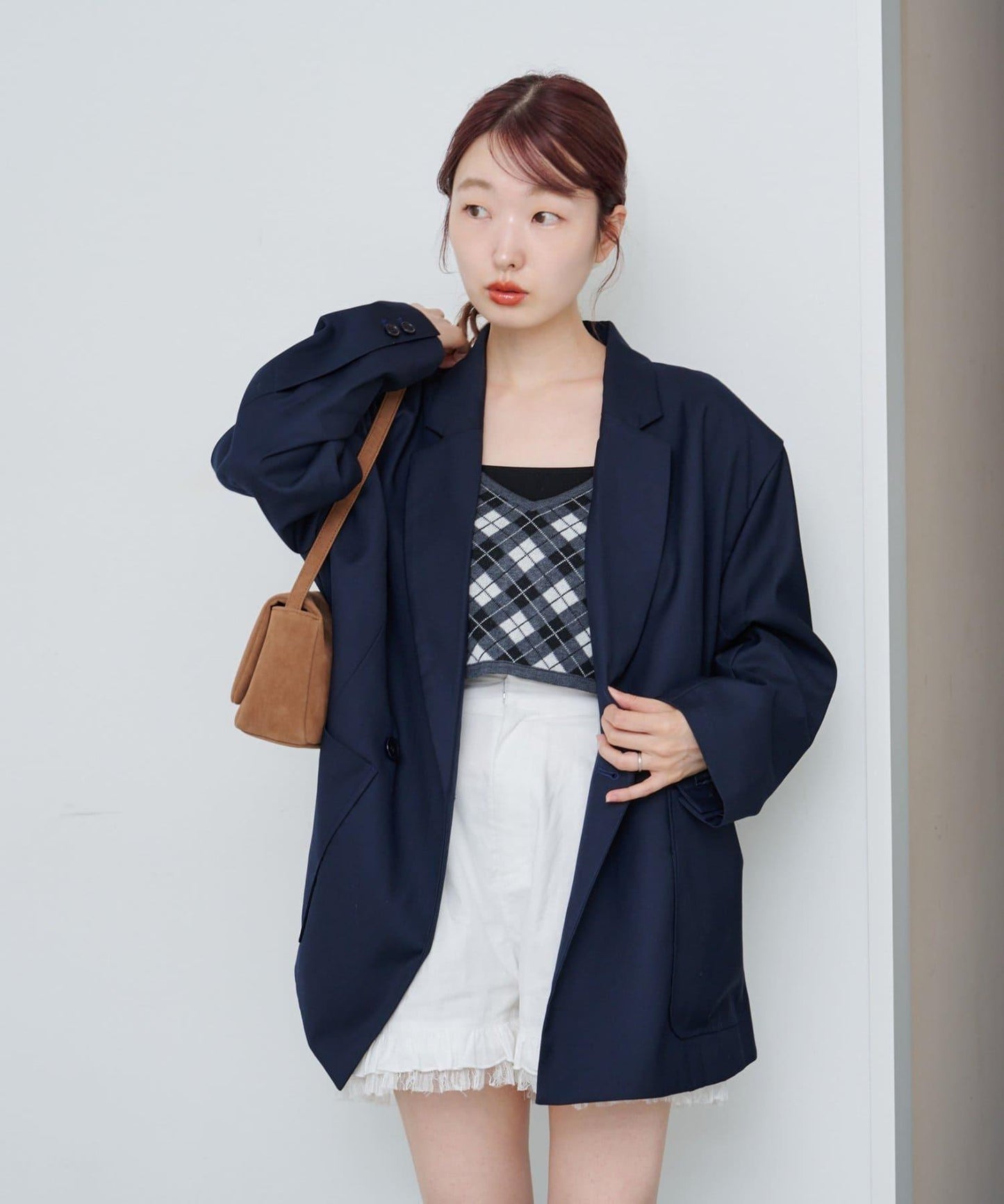 【Kastane】提花針織背心