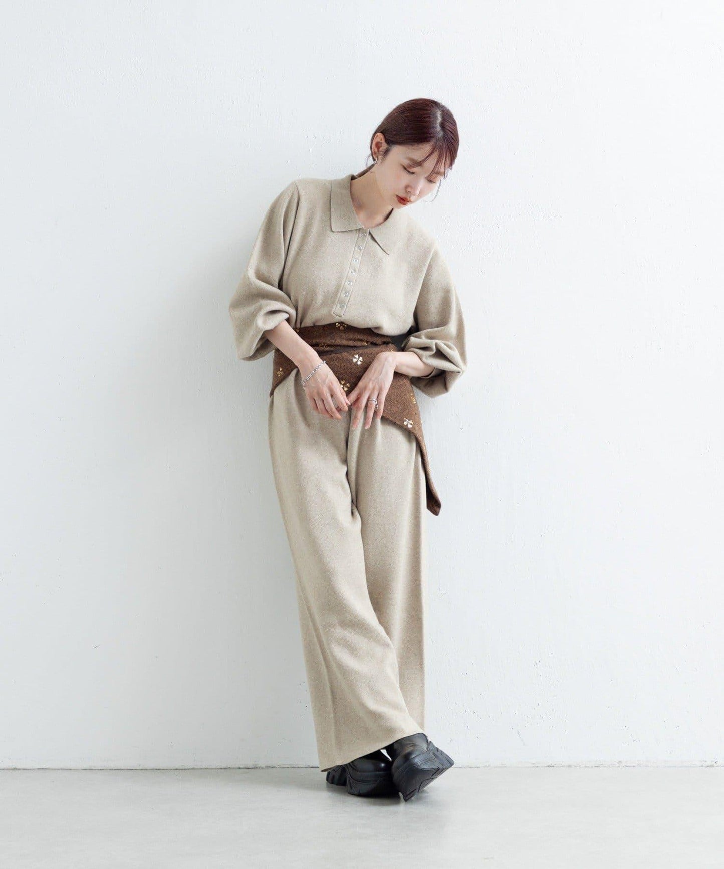 【Kastane】針織連體褲