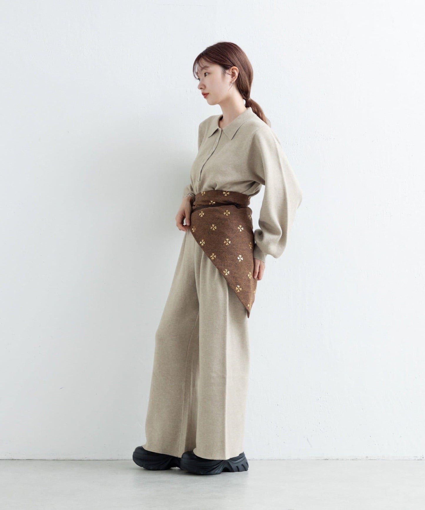 【Kastane】針織連體褲